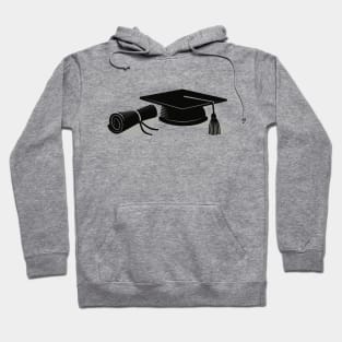 DIploma and hat Hoodie